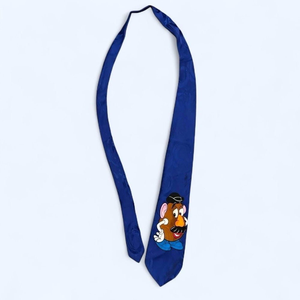 1995 Vintage Hasbro Disney Toy Story Mr Potato Head Tie Blue
